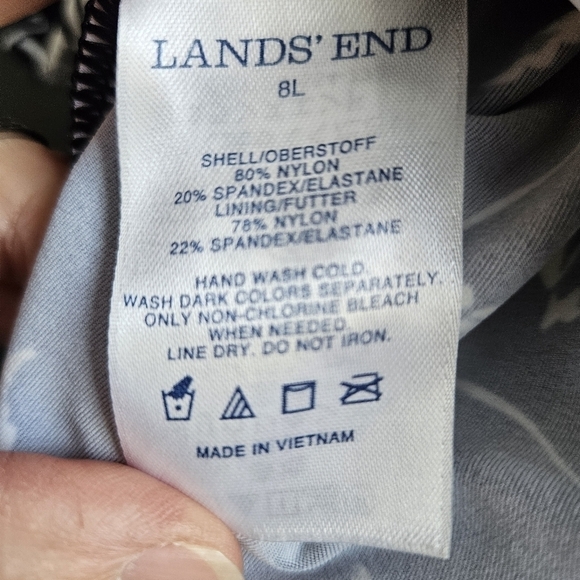 Lands End Bundle of Two Womens Tankinis Sz 8 - Picture 7 of 10